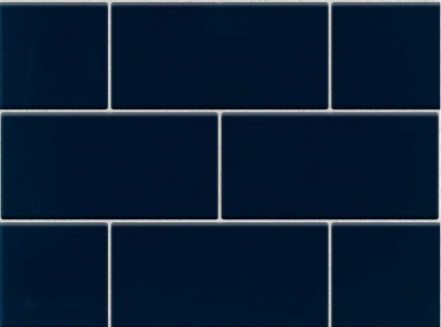 3x6 Dal Tile Semi Gloss Navy