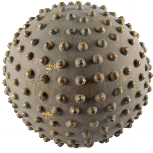 DECORATIVE BRWON TEXTURED ORB