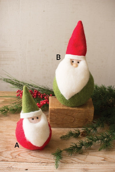 FAT FELT SANTAS