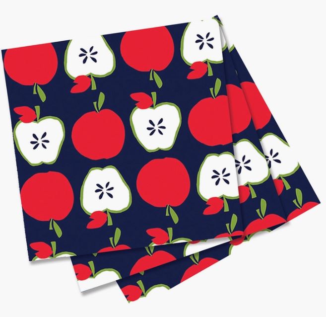 APPLE COCKTAIL NAPKINS