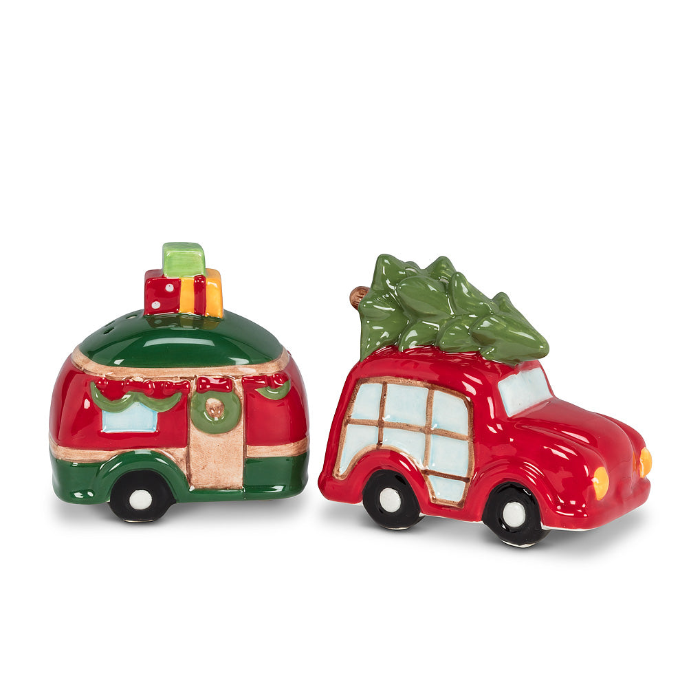 CAR AND CAMPER SALT & PEPPER SHAKERS