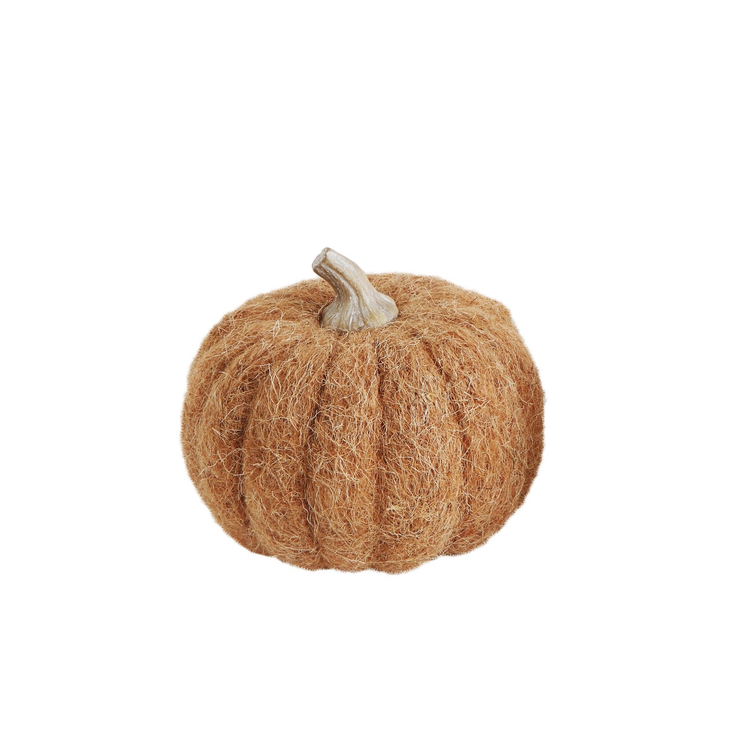 BROWN WOOL PUMPKIN