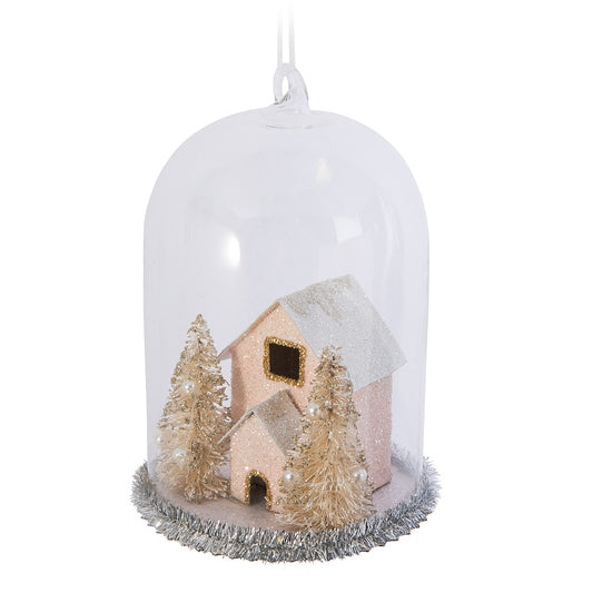 HOUSE IN CLOCHE ORNAMENT