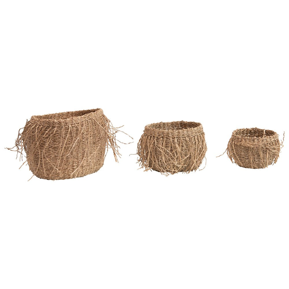 WOVEN SEAGRASS BASKET