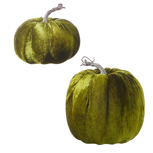 GREEN VELVET PUMPKIN