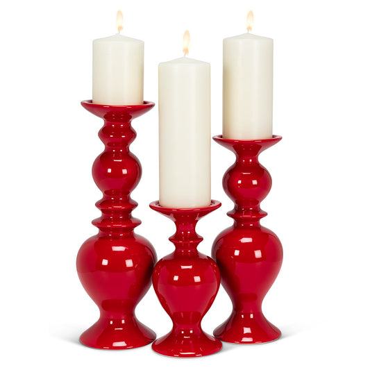 RED CANDLE PILLAR