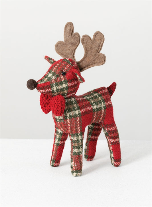 STANDING REINDEER WITH BOW