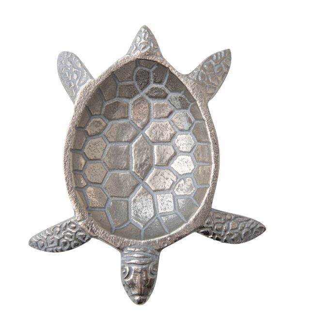 ALUMINUM TURTLE DISH