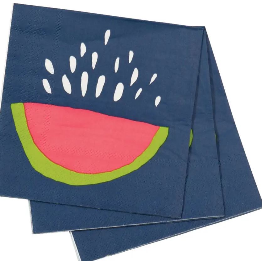 WATERMELON COCKTAIL NAPKINS